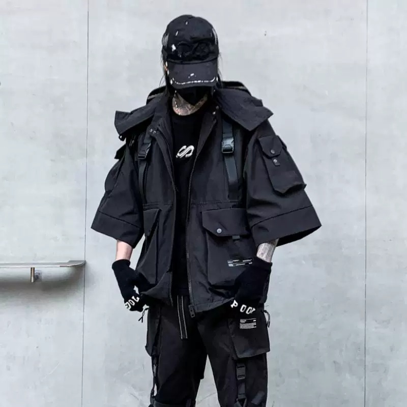 𝙏𝙀𝘾𝙃𝙒𝙀𝘼𝙍 傘兵機能多口袋連帽衝鋒衣