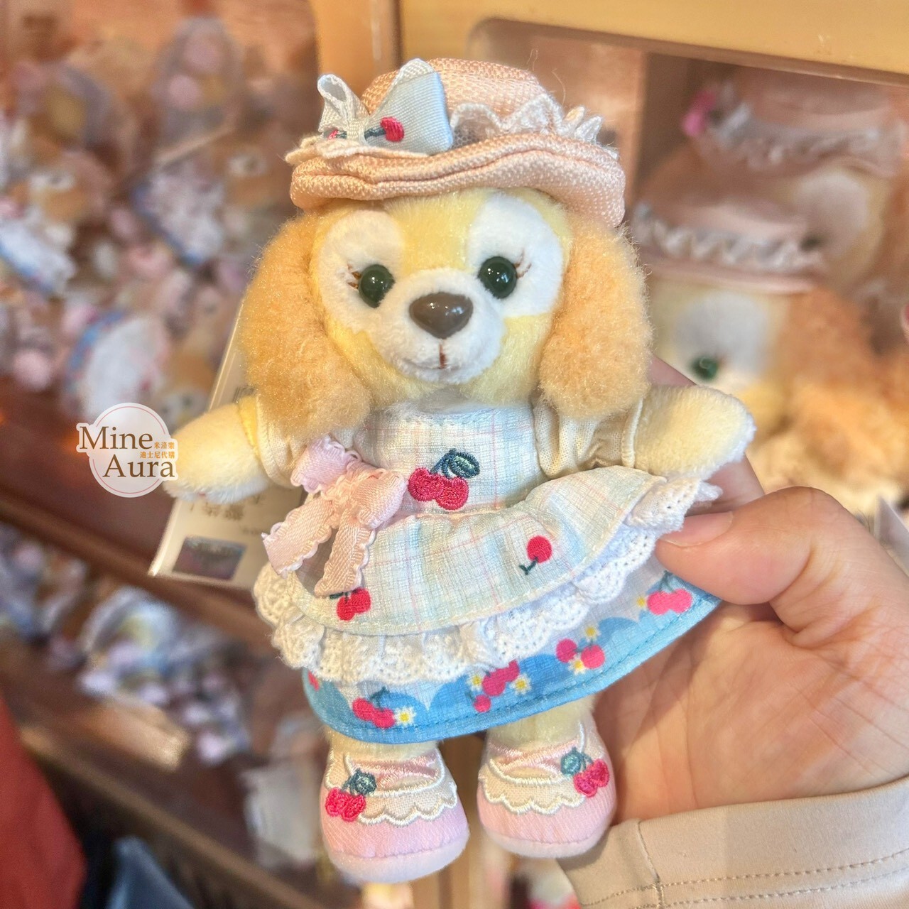 達菲 Duffy 與好友們 櫻桃烘焙系列 可琦安 餅乾 CookieAnn 造型 鑰匙圈 吊飾 -上海迪士尼樂園