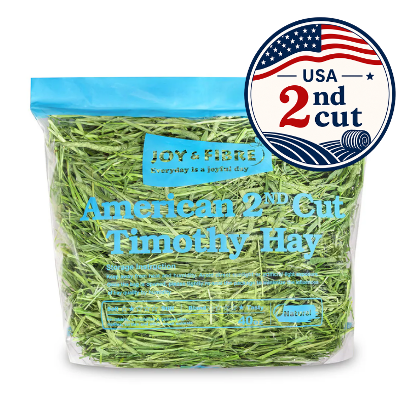 Joy & Fibre American 2nd Cut Timothy Hay (NO BOX, eco-friendly version) - 40oz