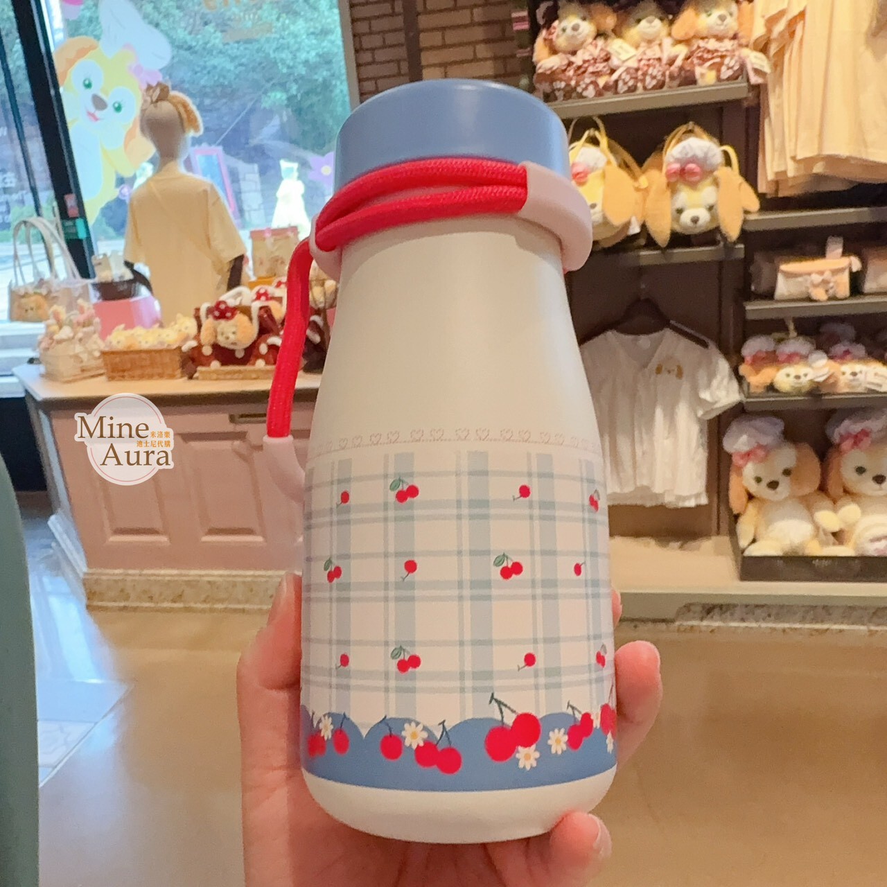 達菲 Duffy 與好友們 櫻桃烘焙系列 玲娜貝兒 LinaBell 圖案 不鏽鋼 保溫杯 保溫瓶 -上海迪士尼樂園