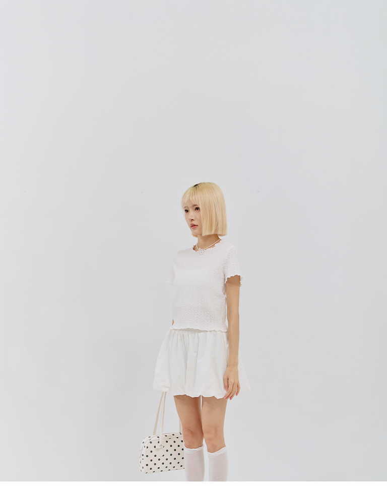 Lace-trimmed low-rise balloon shorts, S/M【04130330】in stock+pre-order