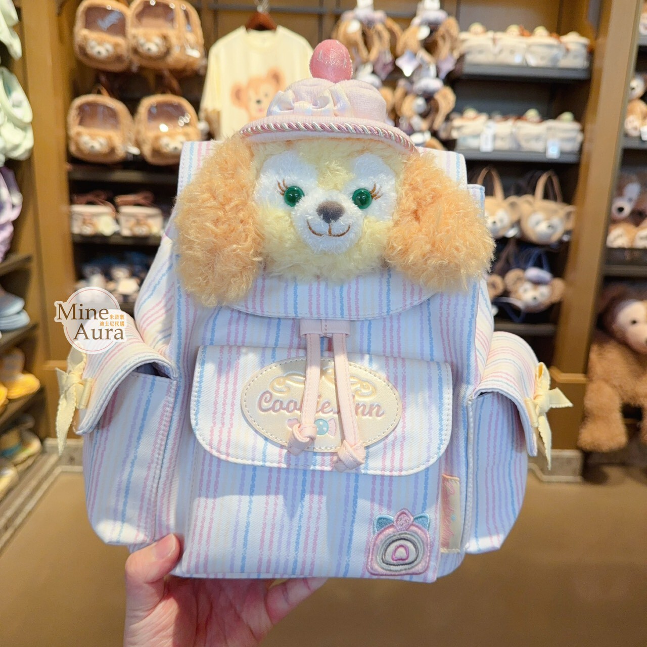 2026 夢幻慶典系列 可琦安 餅乾 CookieAnn 絨毛大頭造型 後背包 -上海迪士尼樂園