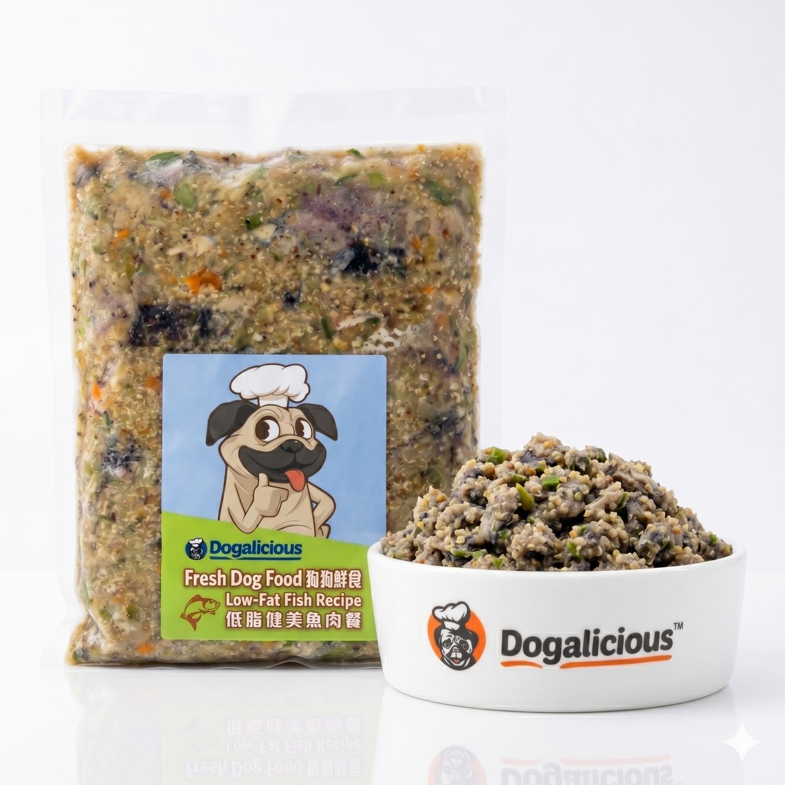 Dogalicious 狗狗鮮食 低敏魚肉餐（急凍-18度）(5 x 50g) (PF115HK5)