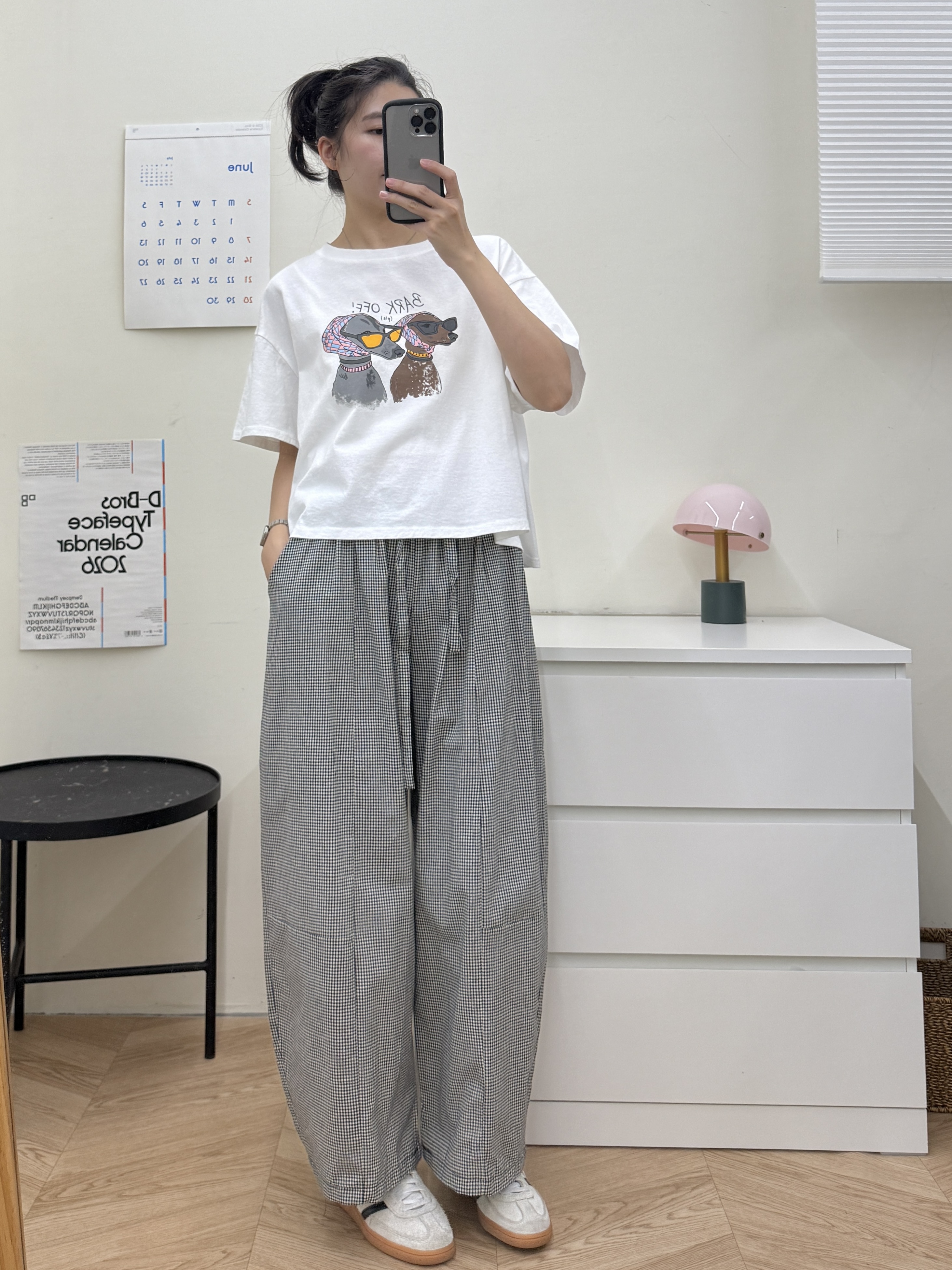 水洗短版狗狗T*2色