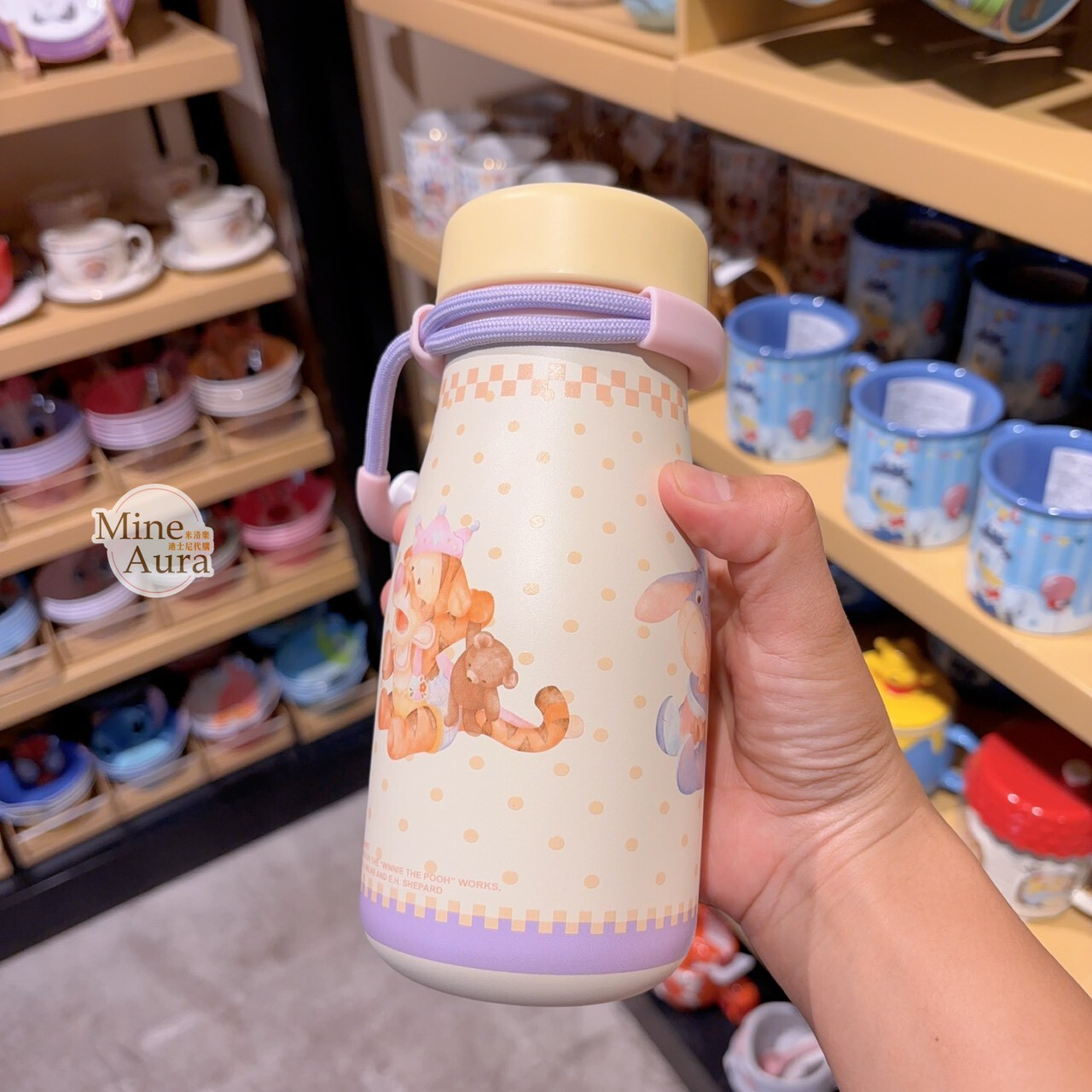 小熊維尼與好友們 圖案 不鏽鋼 保溫杯 保溫瓶 小熊維尼 Winnie the Pooh -上海迪士尼樂園