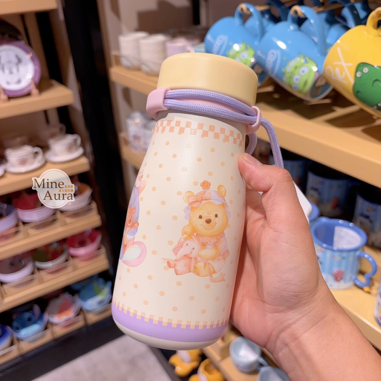 小熊維尼與好友們 圖案 不鏽鋼 保溫杯 保溫瓶 小熊維尼 Winnie the Pooh -上海迪士尼樂園