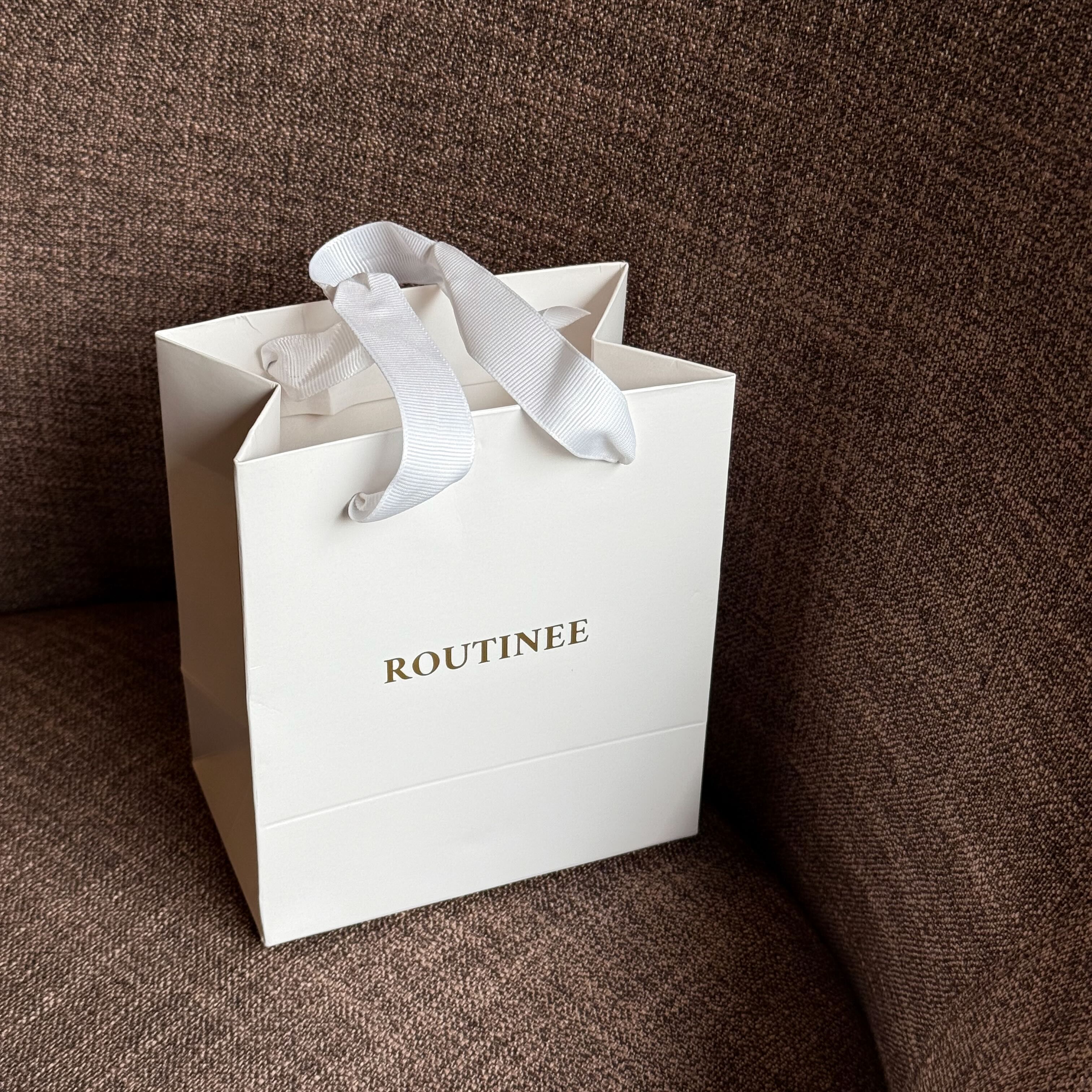 ROUTINEE 品牌燙金提袋+燙金抽屜飾品盒🌟