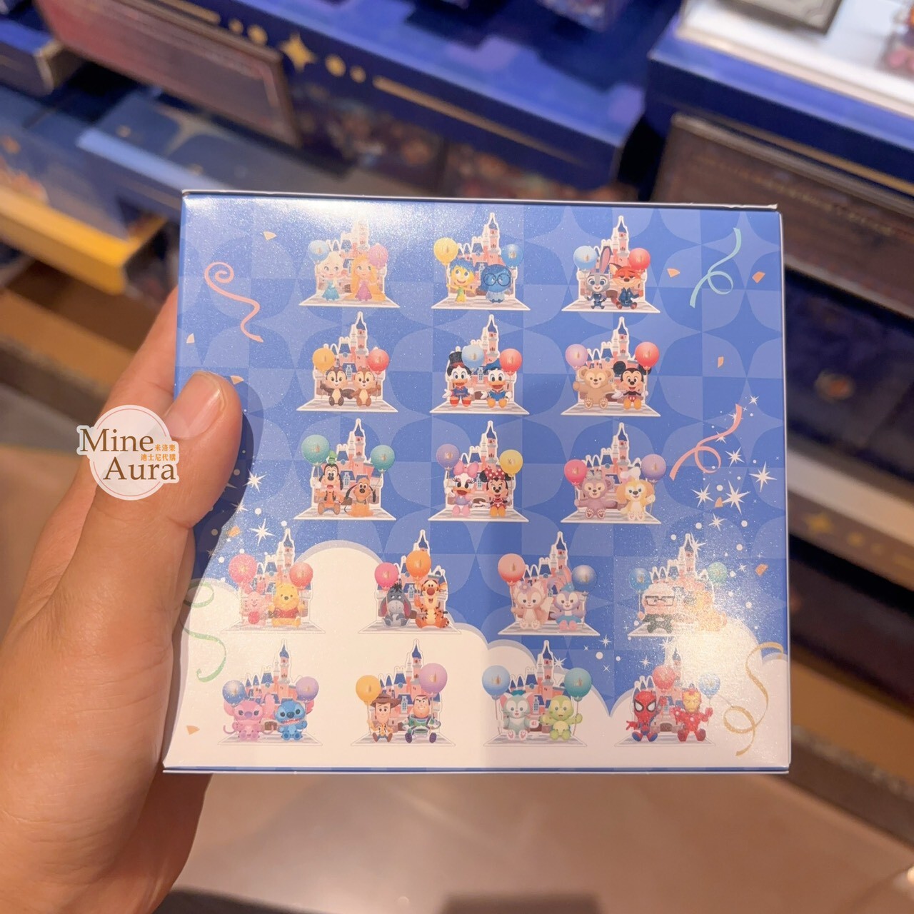 米奇 Mickey 與好友們 達菲 Duffy 和朋友們  拿氣球 造型 公仔 擺飾品 盲選盒 盲盒 -上海迪士尼樂園
