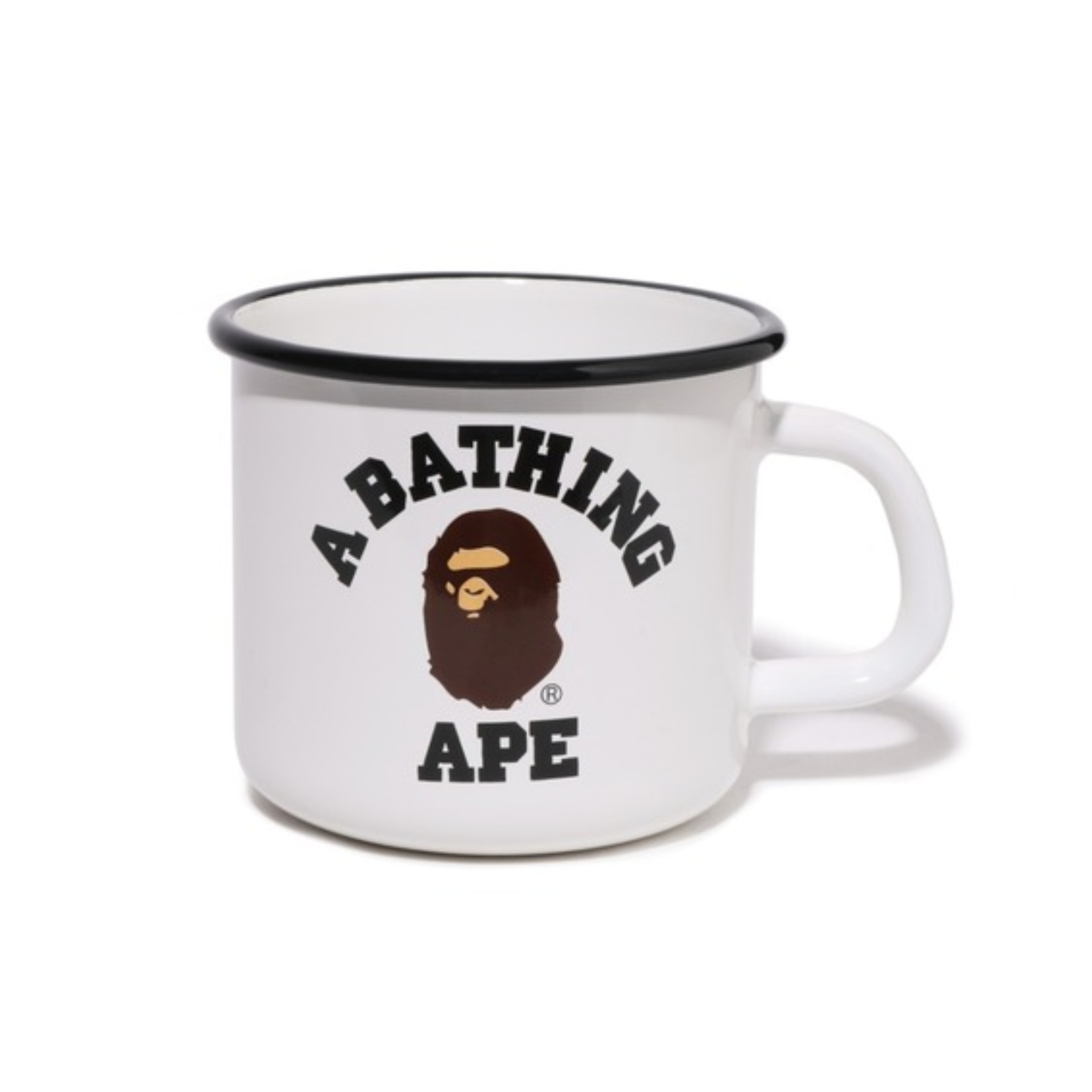 2026SS A BATHING APE BAPE ENAMEL MUG 琺瑯杯 大頭 馬克杯 杯子 現貨 1M80193009