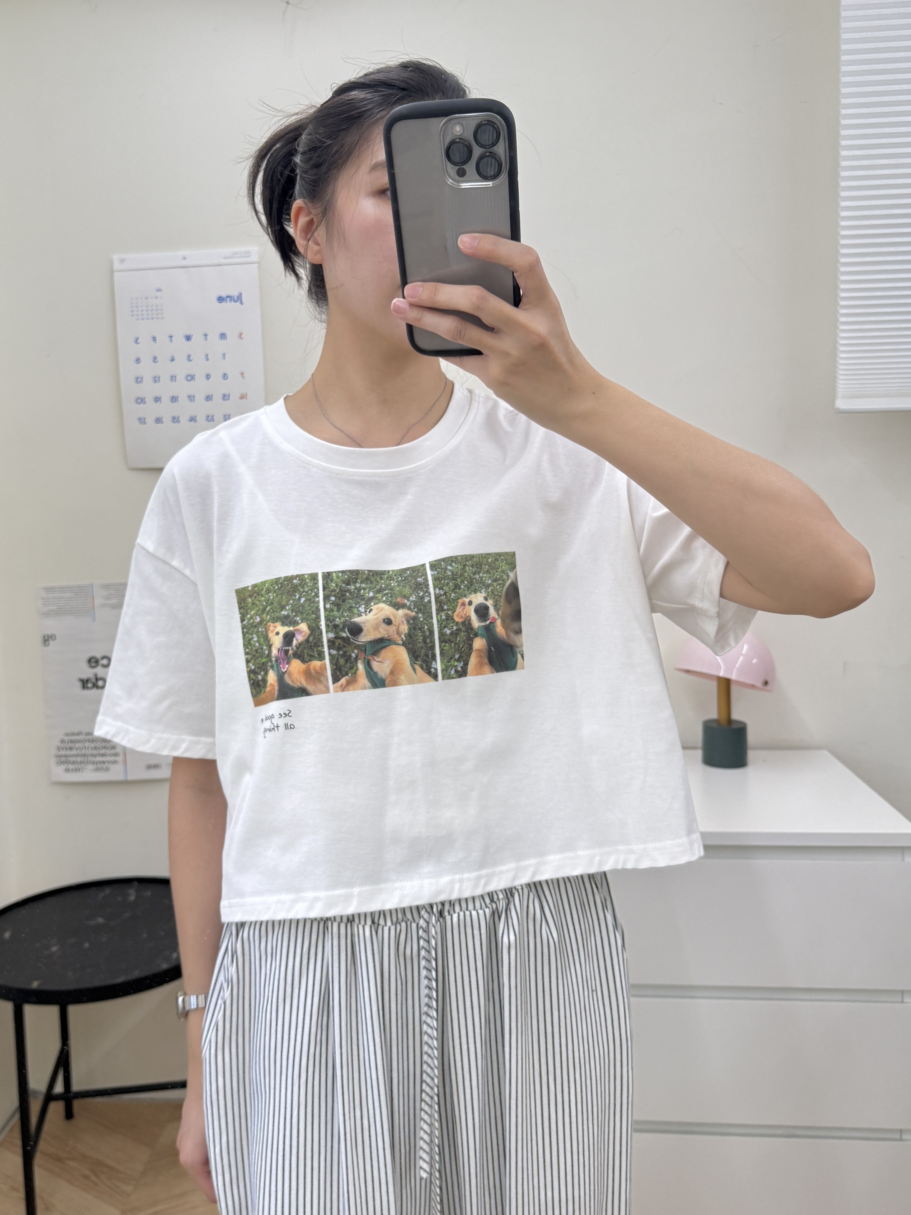 臘腸狗狗短版T*2色