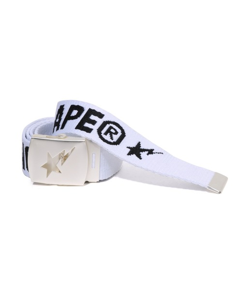 2026SS A BATHING APE BAPE LOGO GI BELT 字體 皮帶 帆布 腰帶 現貨 1M80188003