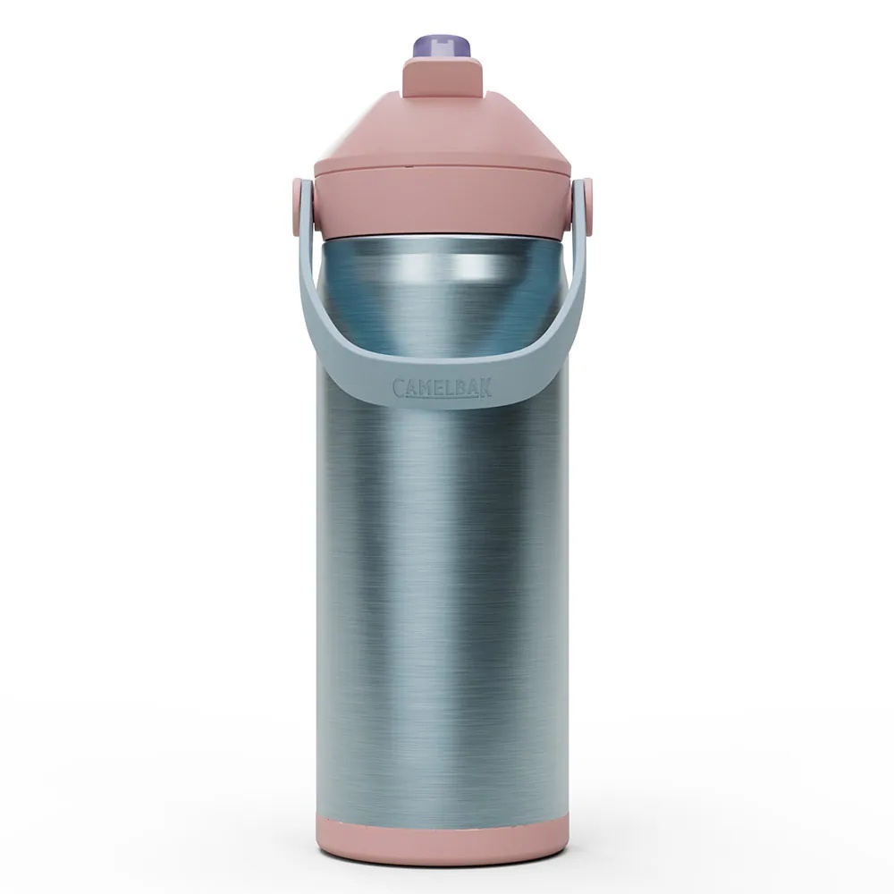 【CamelBak】450ml Flip Straw咬嘴吸管不鏽鋼保溫/冰瓶 [探險羅盤、紫星密碼、雲朵棉花] / CB2844
