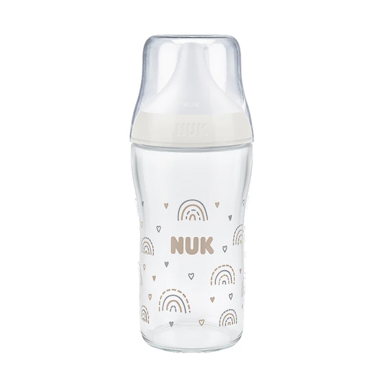 NUK|Perfect Match玻璃感溫奶瓶