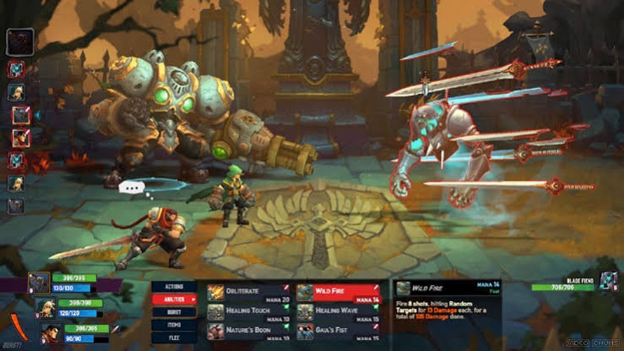 PS4 Battle Chasers Nightwar
