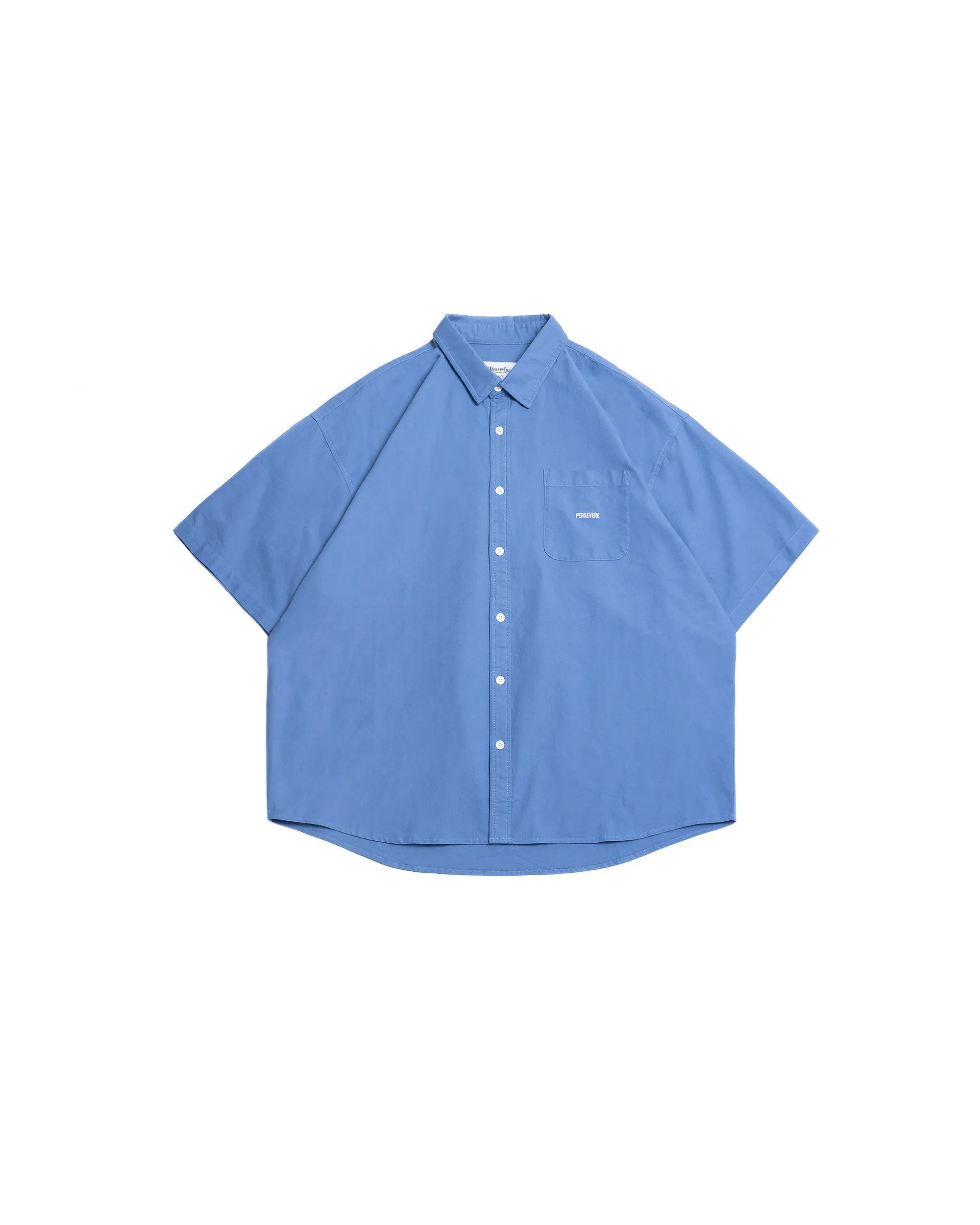 PERSEVERE LOOSE-FIT POCKET SHIRT - INDIGO