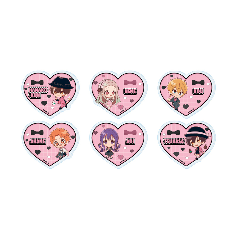 A3 "Toilet-Bound Hanako-kun 2" Character Nameplate Acrylic Badge 01 Ribbon Ver. (Chibi Illustration) (6 pieces per full box)