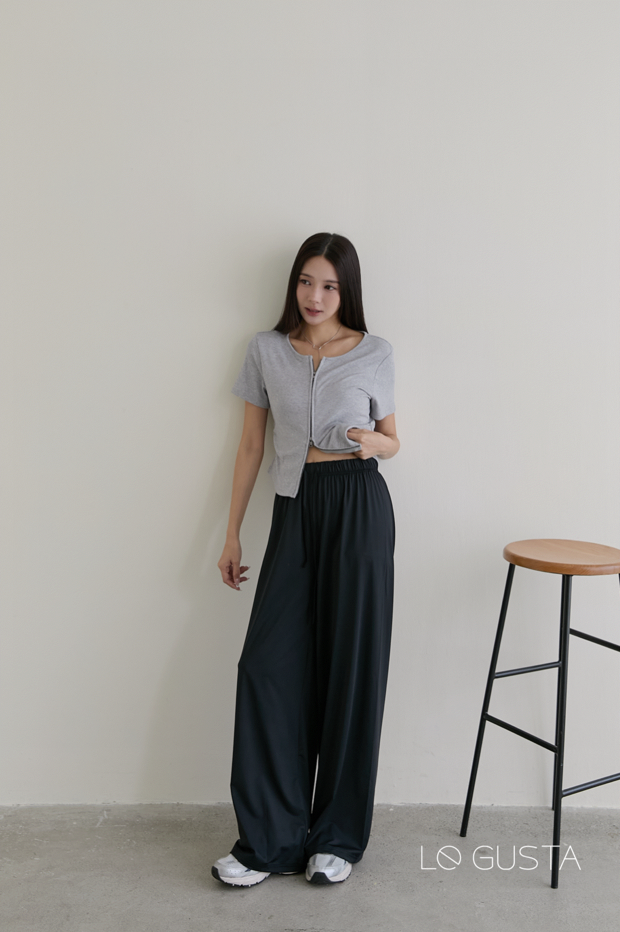 台灣製造，防曬UPF50+ 涼感寬褲(黑)