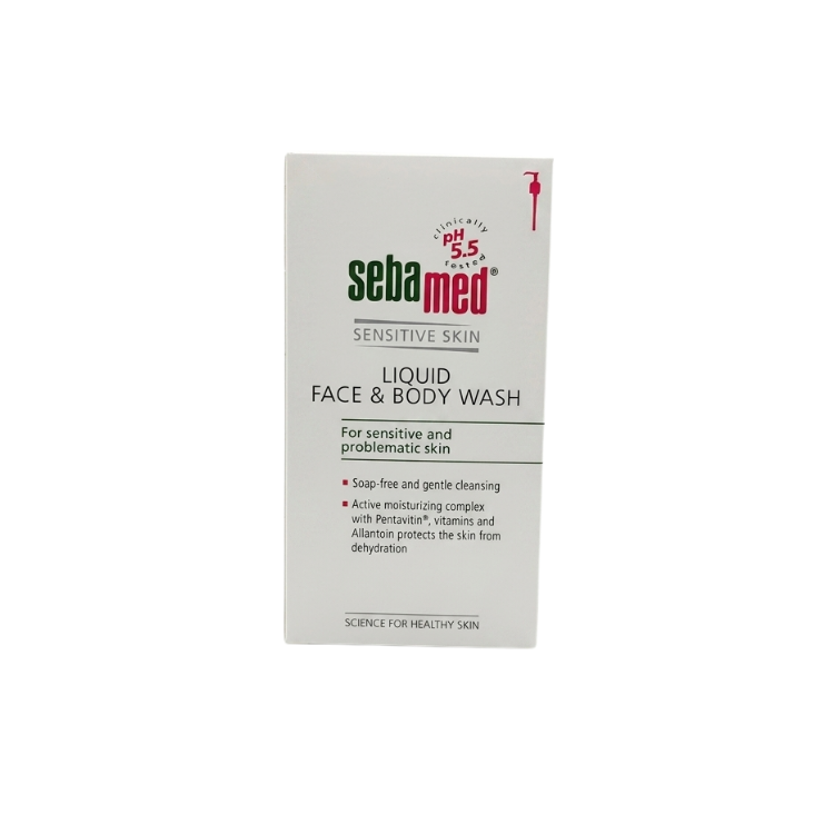 sebamed Liquid Face & Body Wash with Pump 1000ml