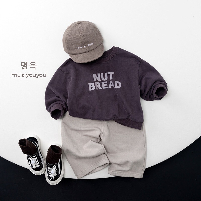 🍁  秋裝°  𖥧 NUTBREAD簡約長TEEꕀꕀ