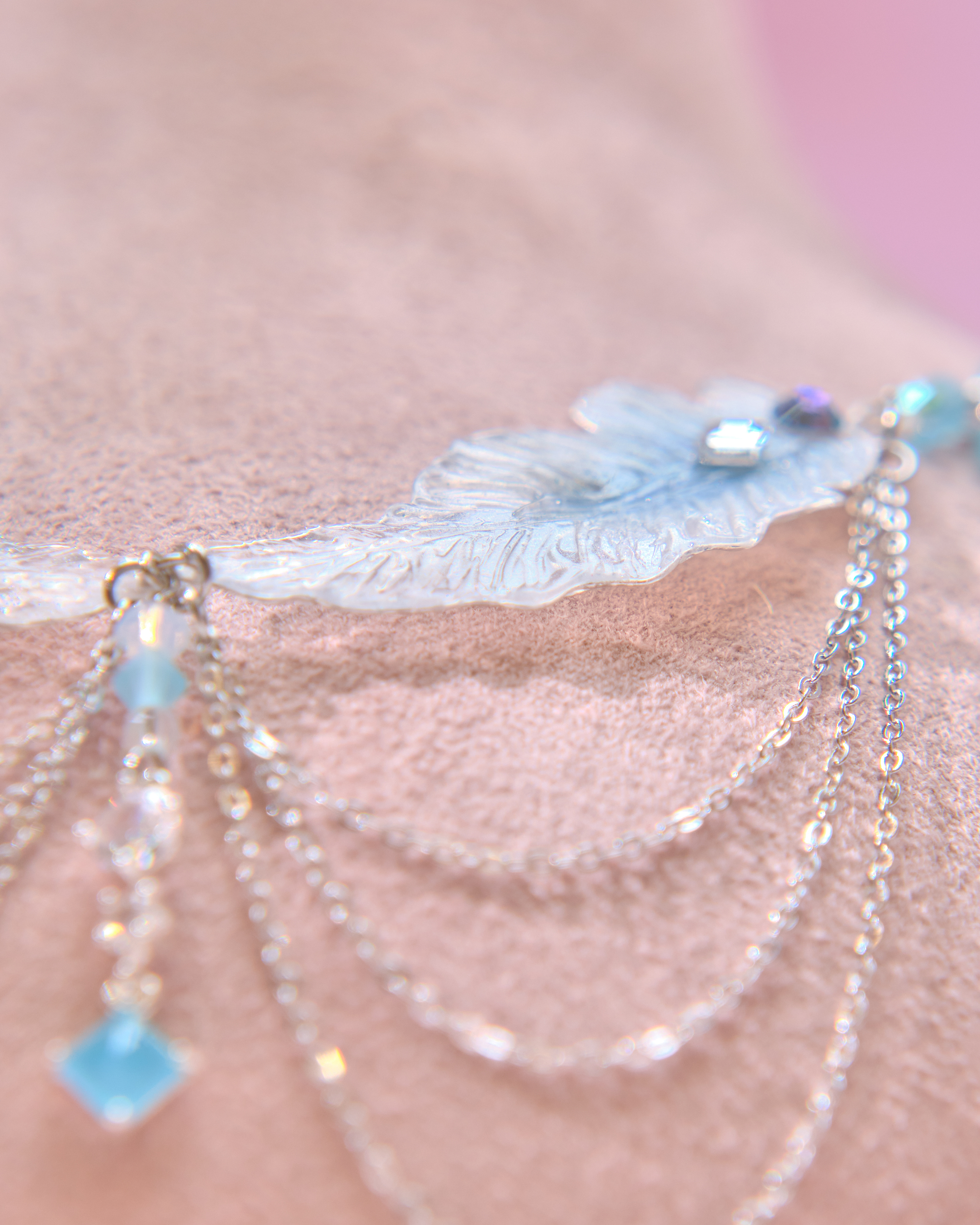 13715 Summer Bloom Wing Necklace