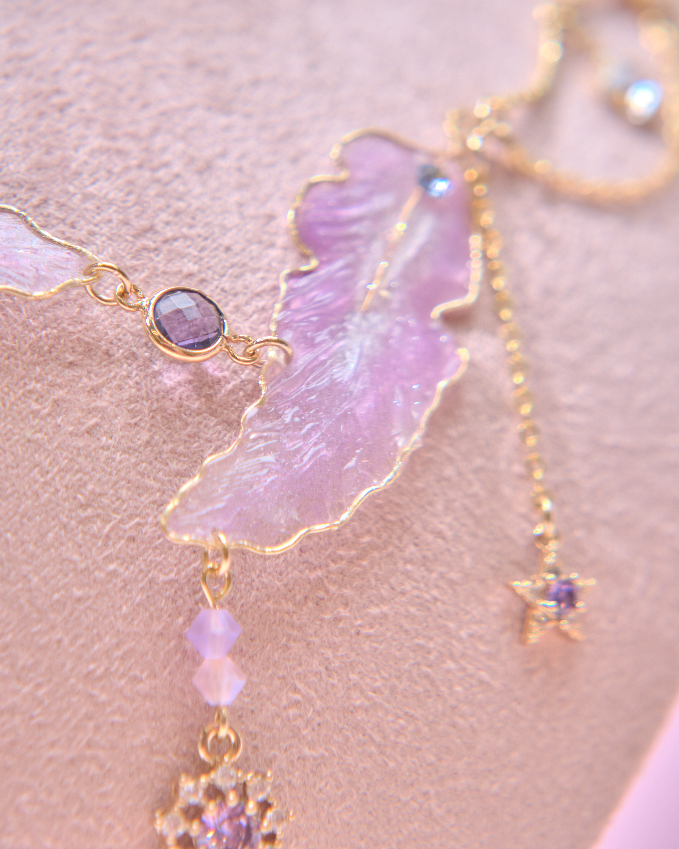13714 Summer Bloom Wing Necklace