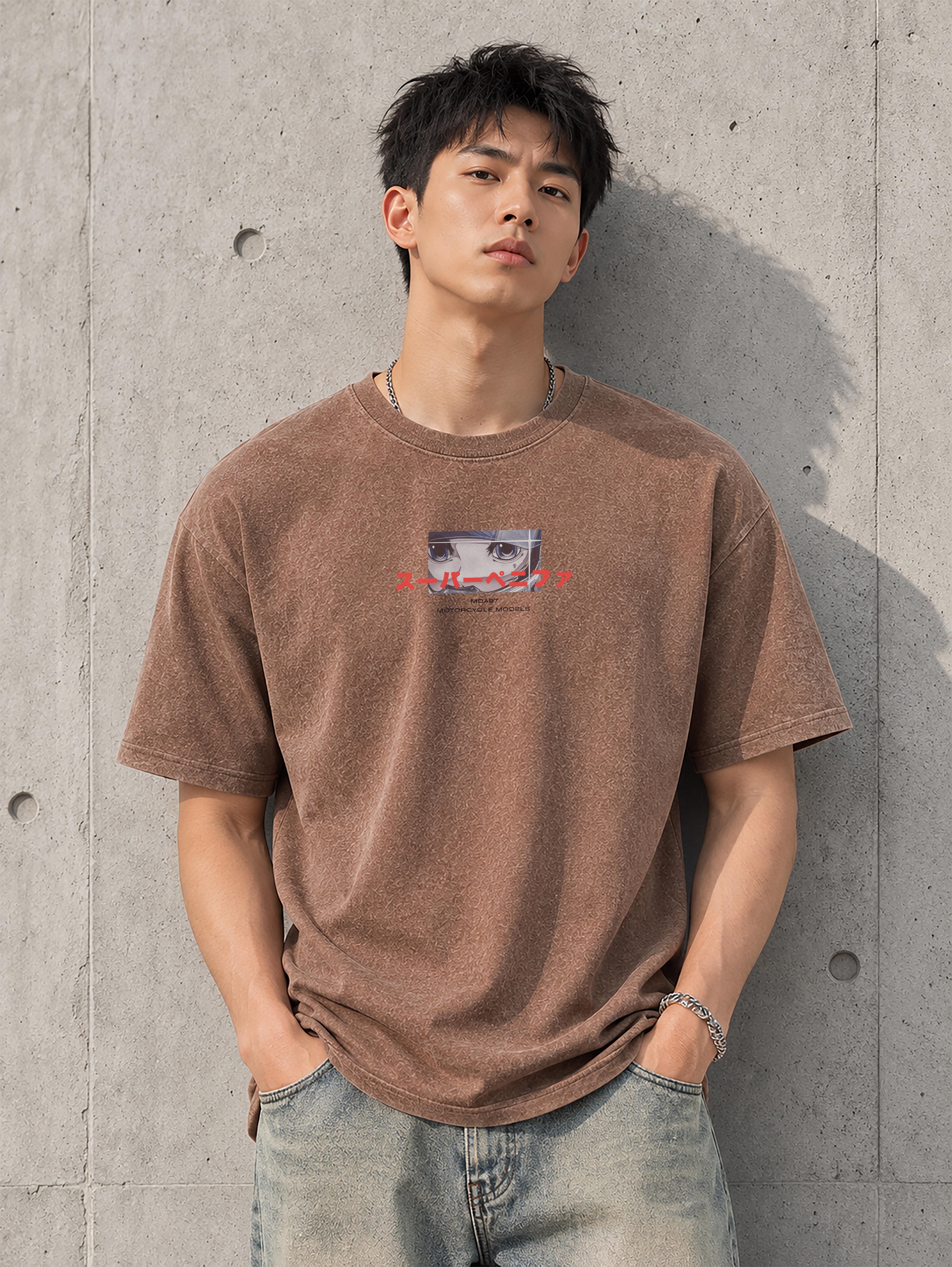 MDA97-MOTORCYCLE MODELS.【異色版】- 水洗落肩〈MDA9704〉