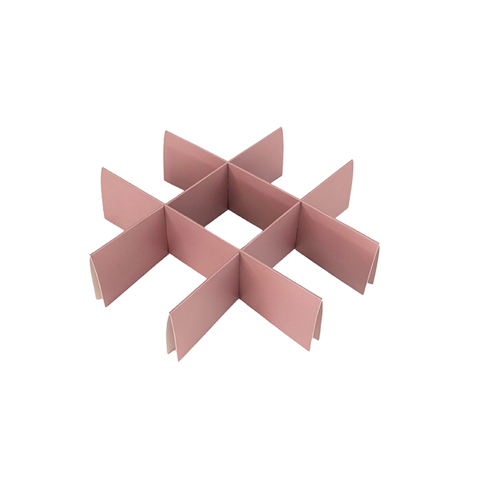 [預購] 飛機盒9宮格 內襯 九宮格襯 玫瑰金 10入/包 單格7.2x7.2x5.5cm【3C01-122090】