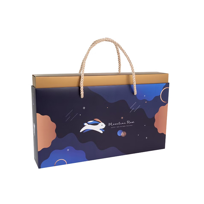 抽屜式提盒(M) 中秋 月影流線 10入/包 32.5x6x19.5cm【3A18-229507】