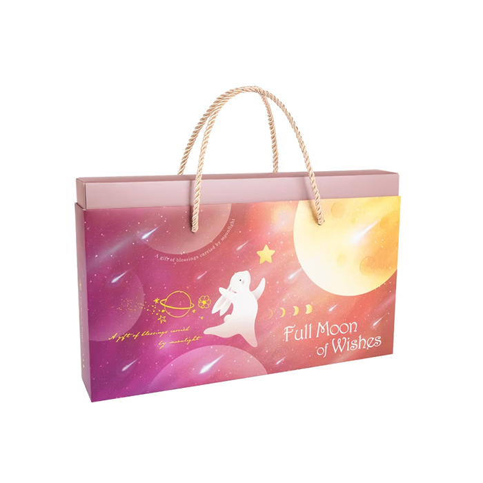 抽屜式提盒(M) 中秋 願滿星月 10入/包 32.5x6x19.5cm【3A18-229508】
