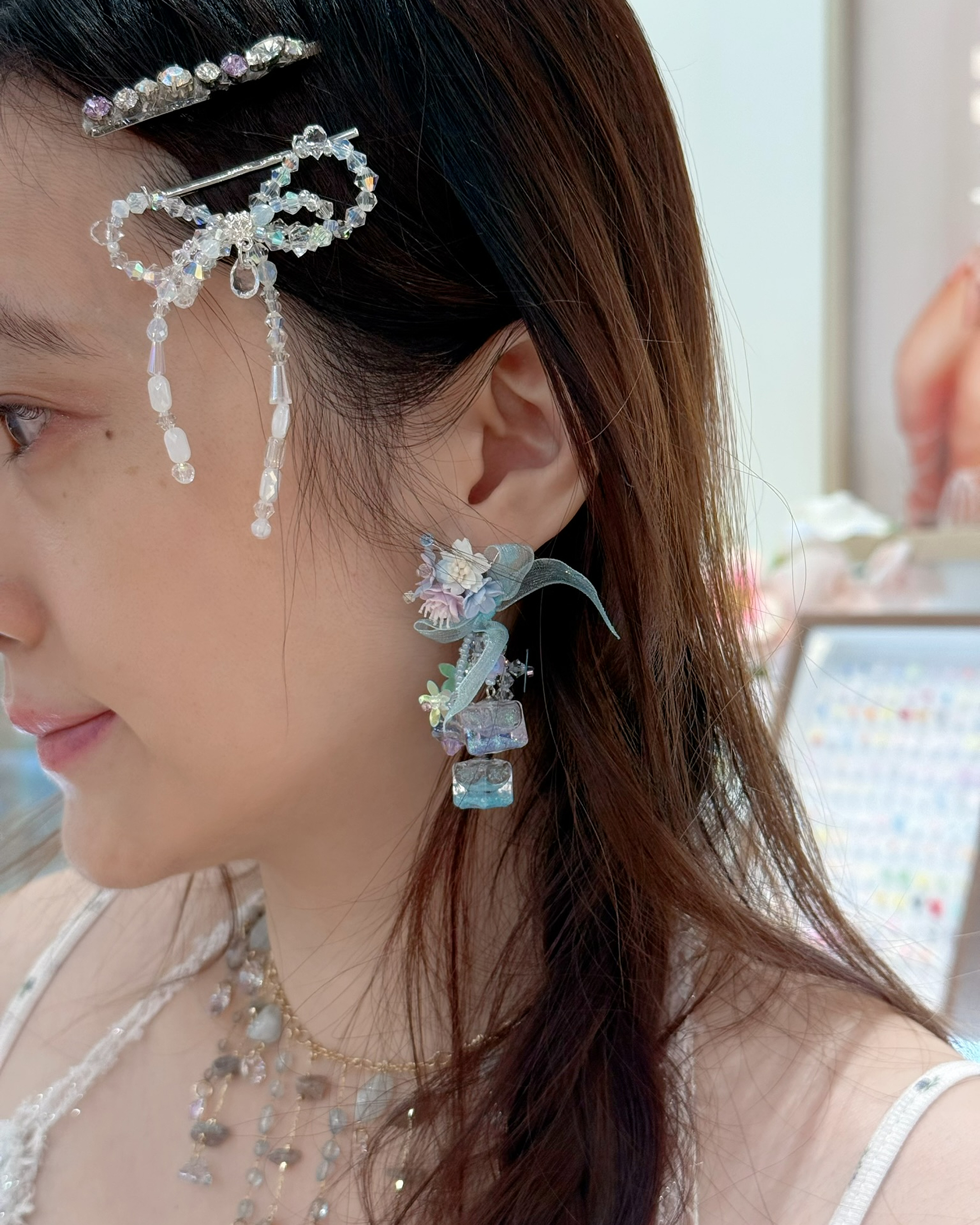 13750 Pastel Bow Hair Pins