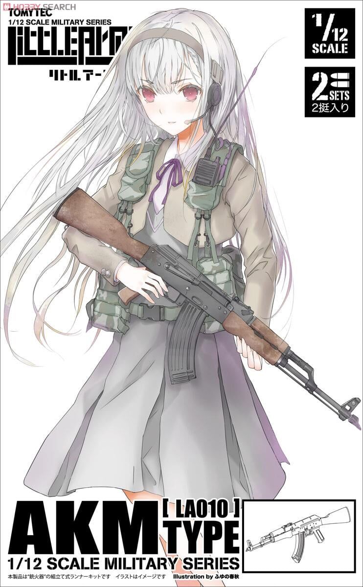 預購26/11 TOMYTEC 代理版 組裝模型 1/12 LA010 AKM Type