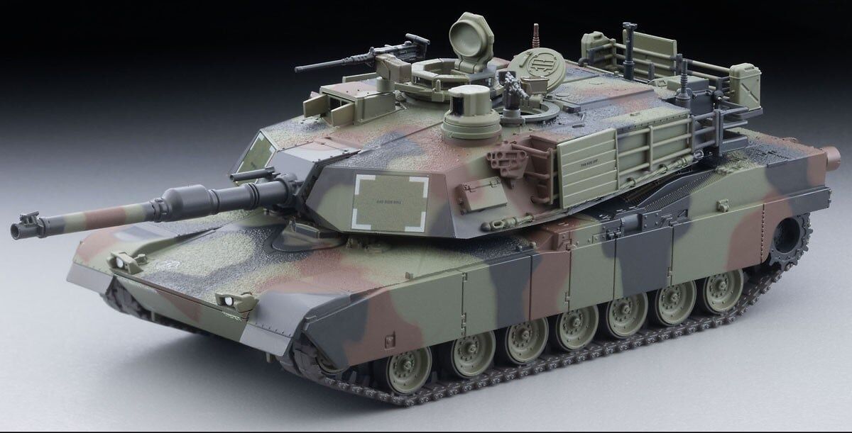 預購26/11 TOMYTEC 代理版 組裝模型 1/64 AS008 M1A2 Abrams NATO迷彩