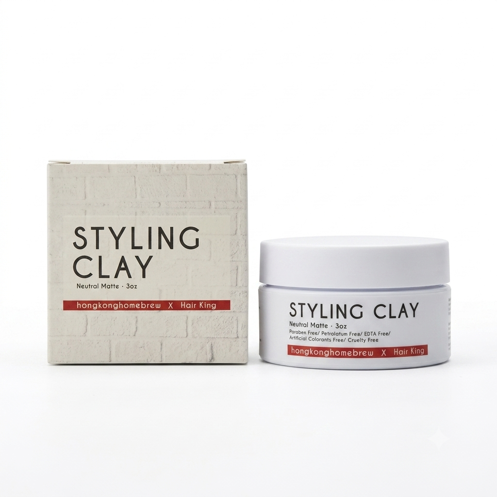 hkhbrew x Hair King Styling Clay 3oz