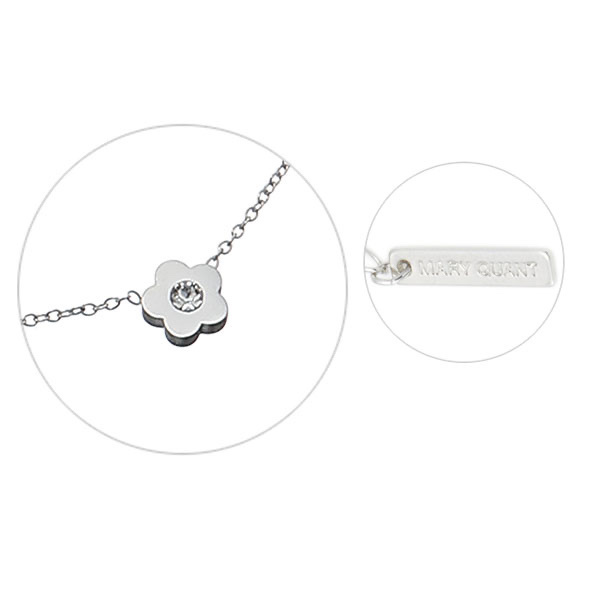 MARY QUANT / Petite Daisy Stainless Steel Necklace