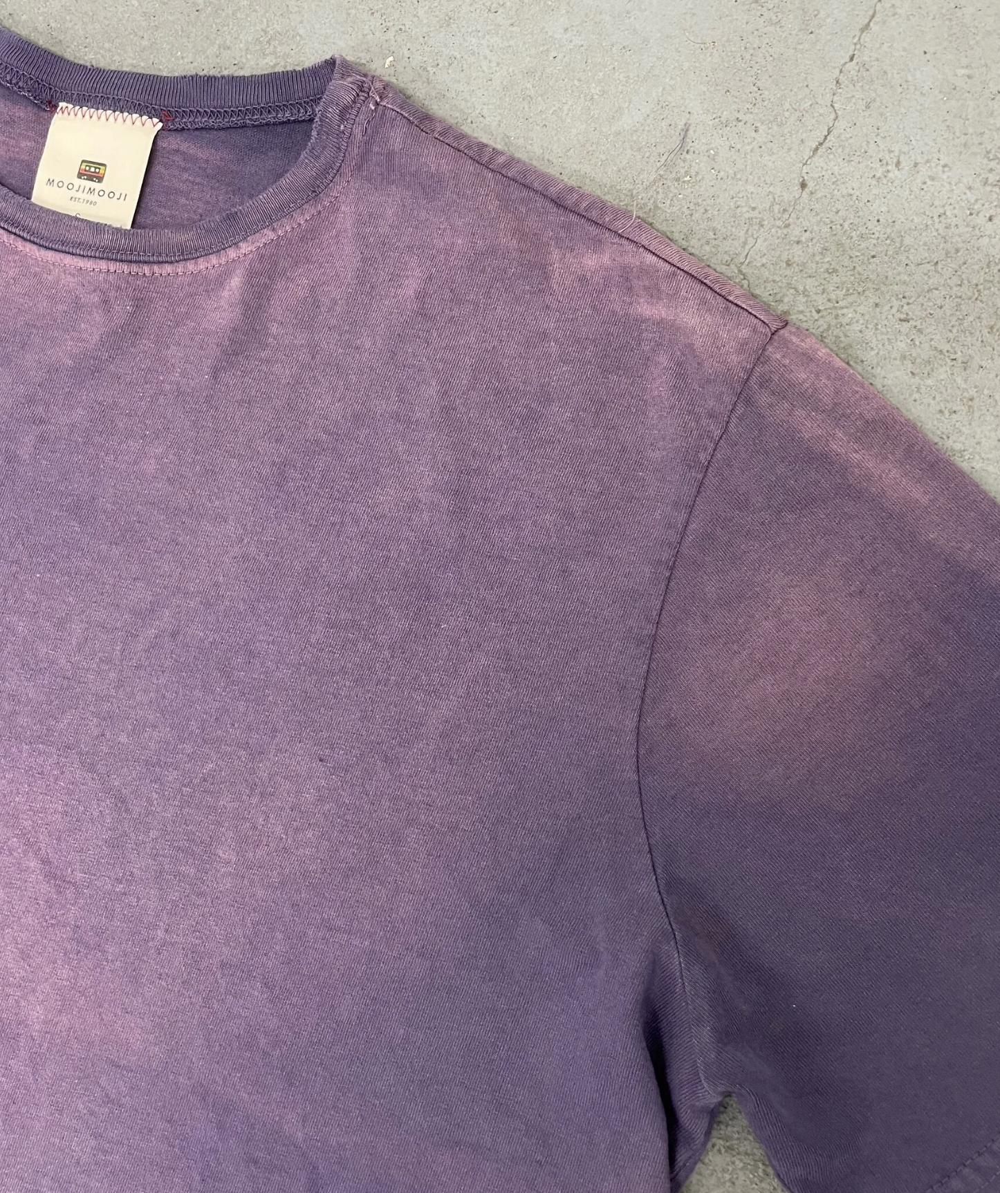 [現貨] MOOJIMOOJI OVERSIZED CROP TEE | AGED PURPLE