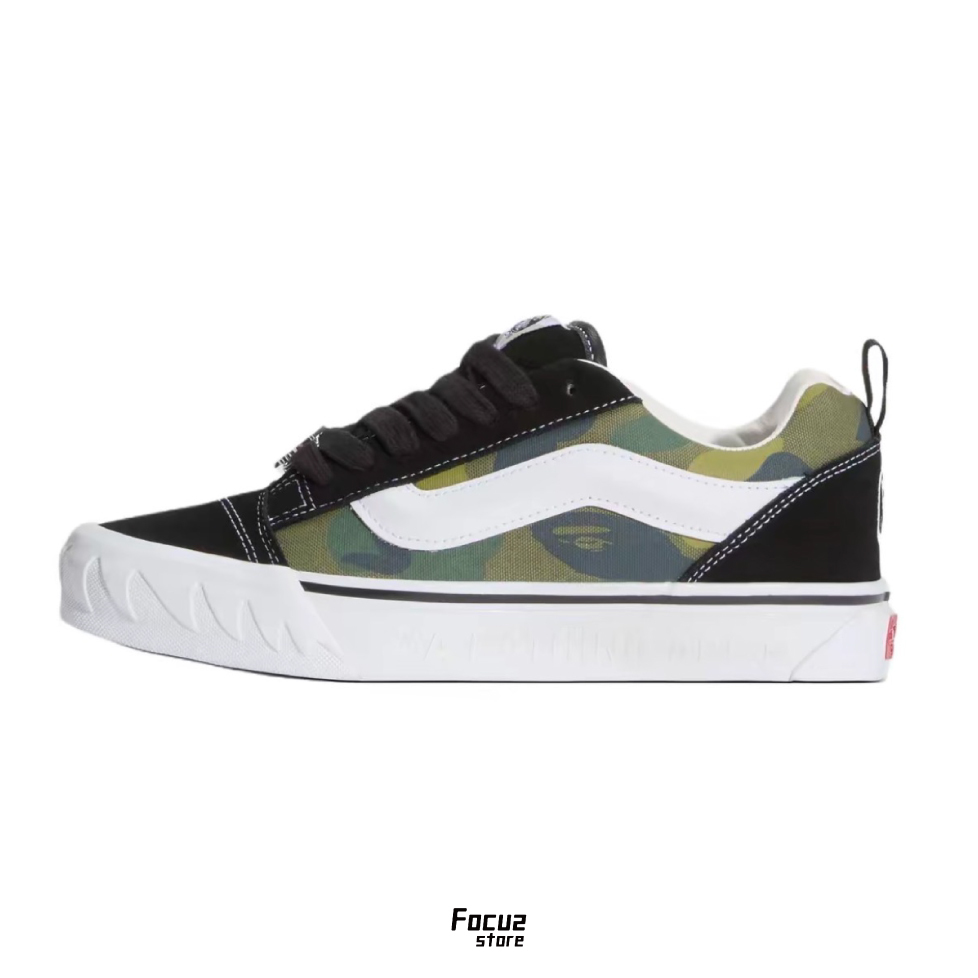 【Focus Store】預購 Bape x Vans Knu Skool "Camo Green" 迷彩 鴛鴦 VN000Z39W09