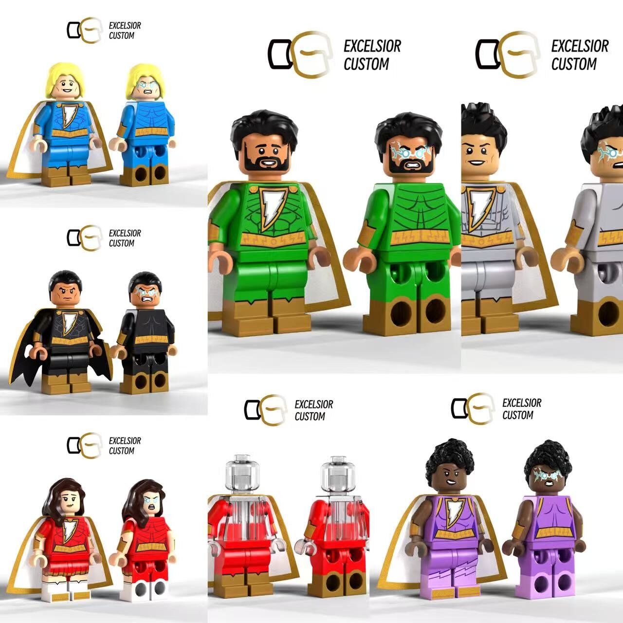 [Excelsior][Preorder] Shazam Family [PADprinted]