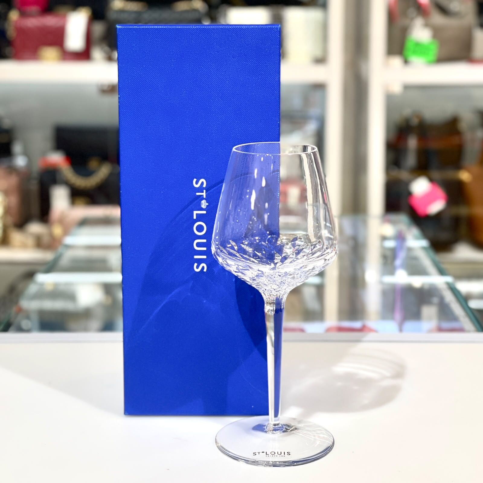 全新HERMES SAINT-LOUIS FOLIA 水晶酒杯 #BRAND NEW #香榭站正品