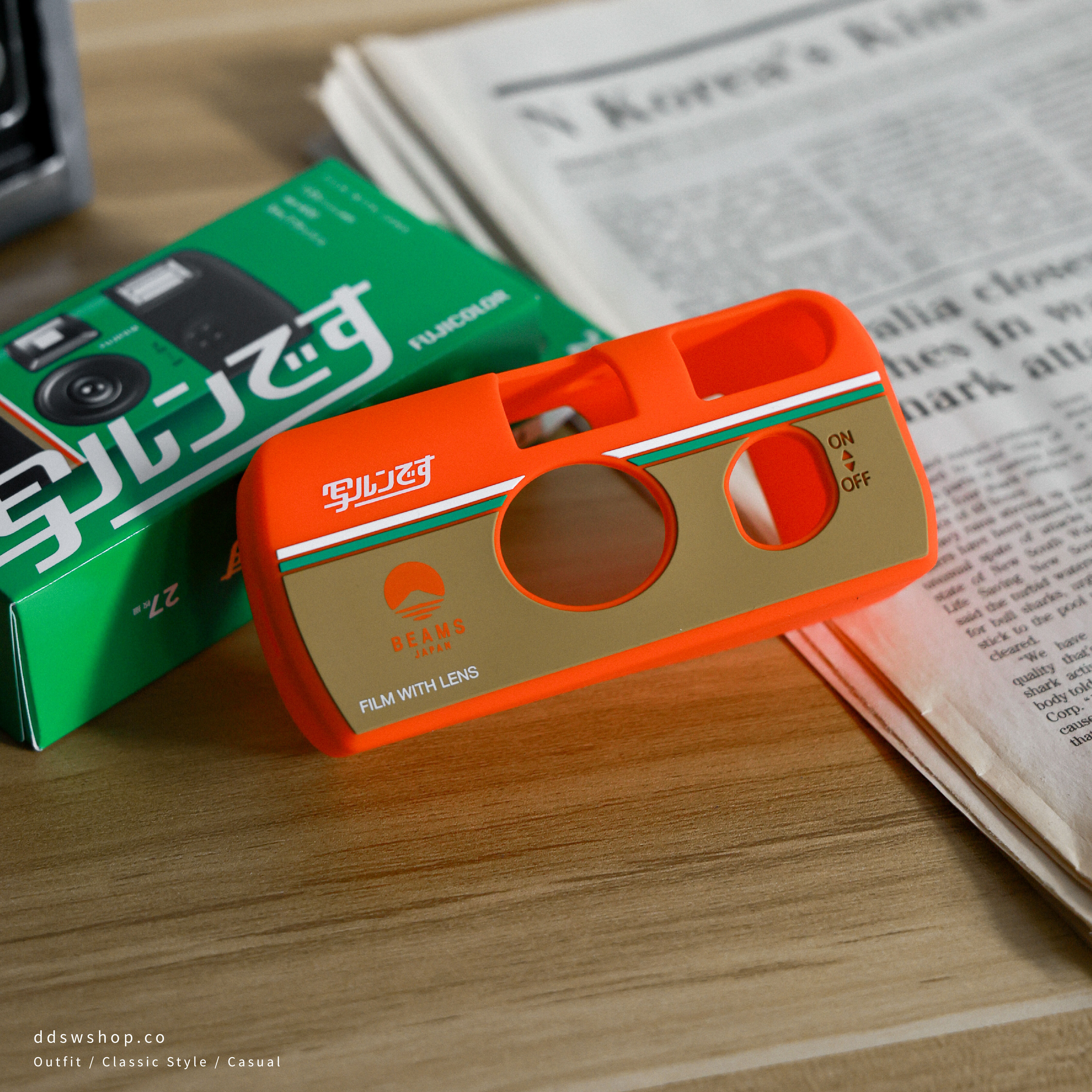 "代購" BEAMS JAPAN x Fujifilm 限定聯名 底片相機專用矽膠套組