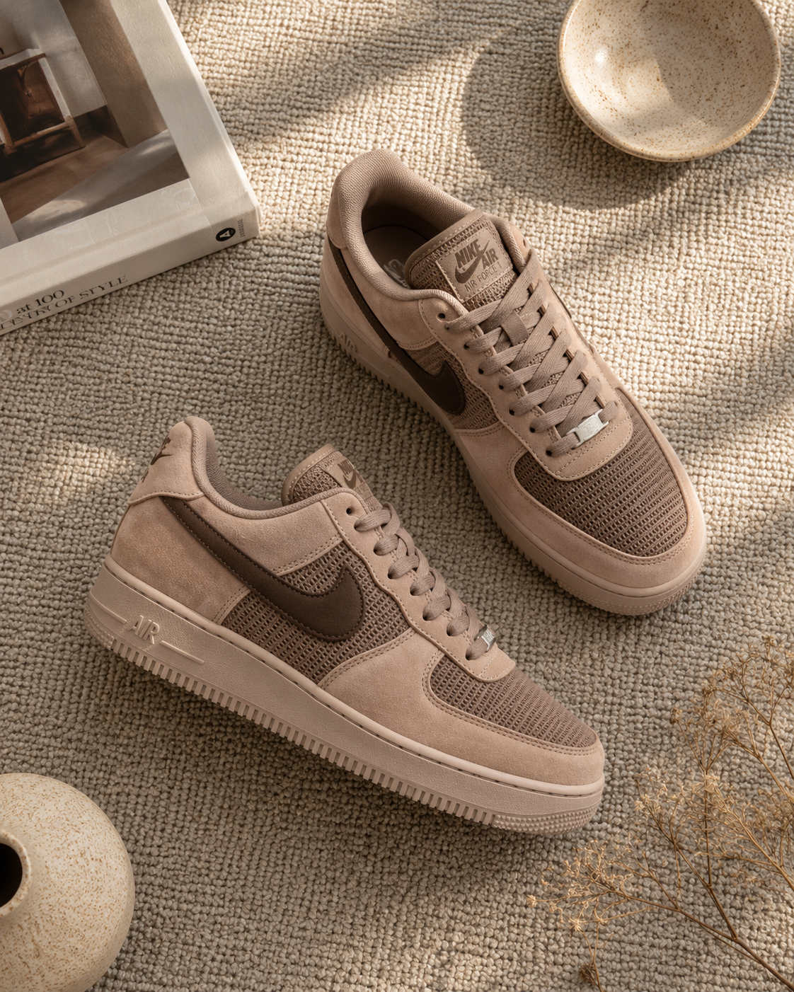 Nike Air Force 1 Woven 編織 可可 特殊色 II9807200