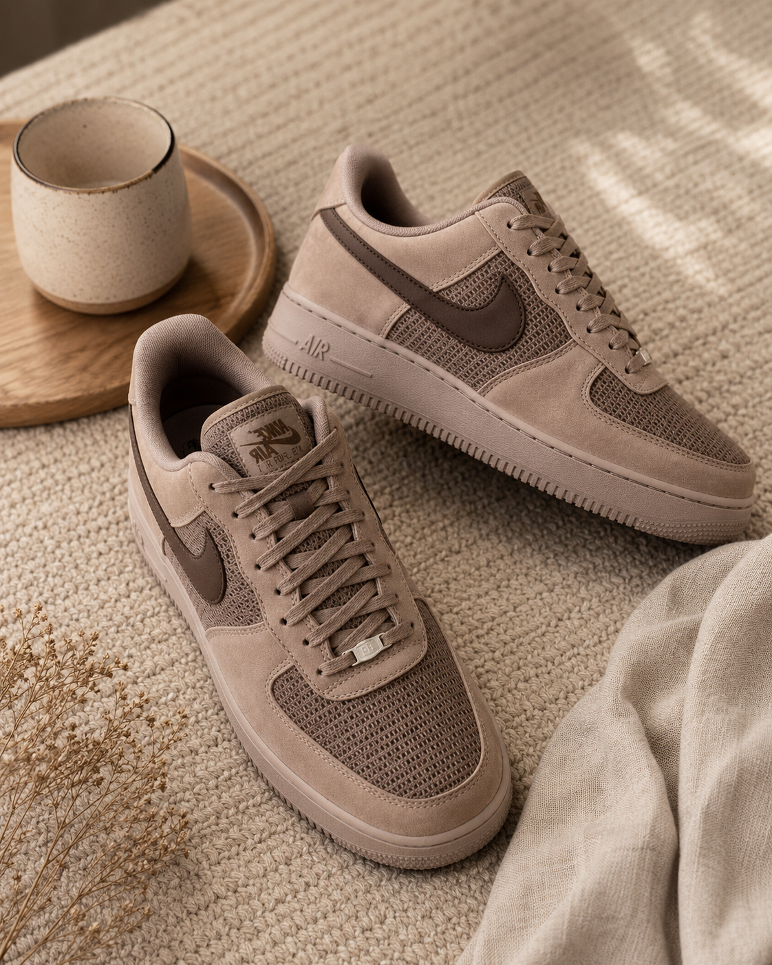 Nike Air Force 1 Woven 編織 可可 特殊色 II9807200