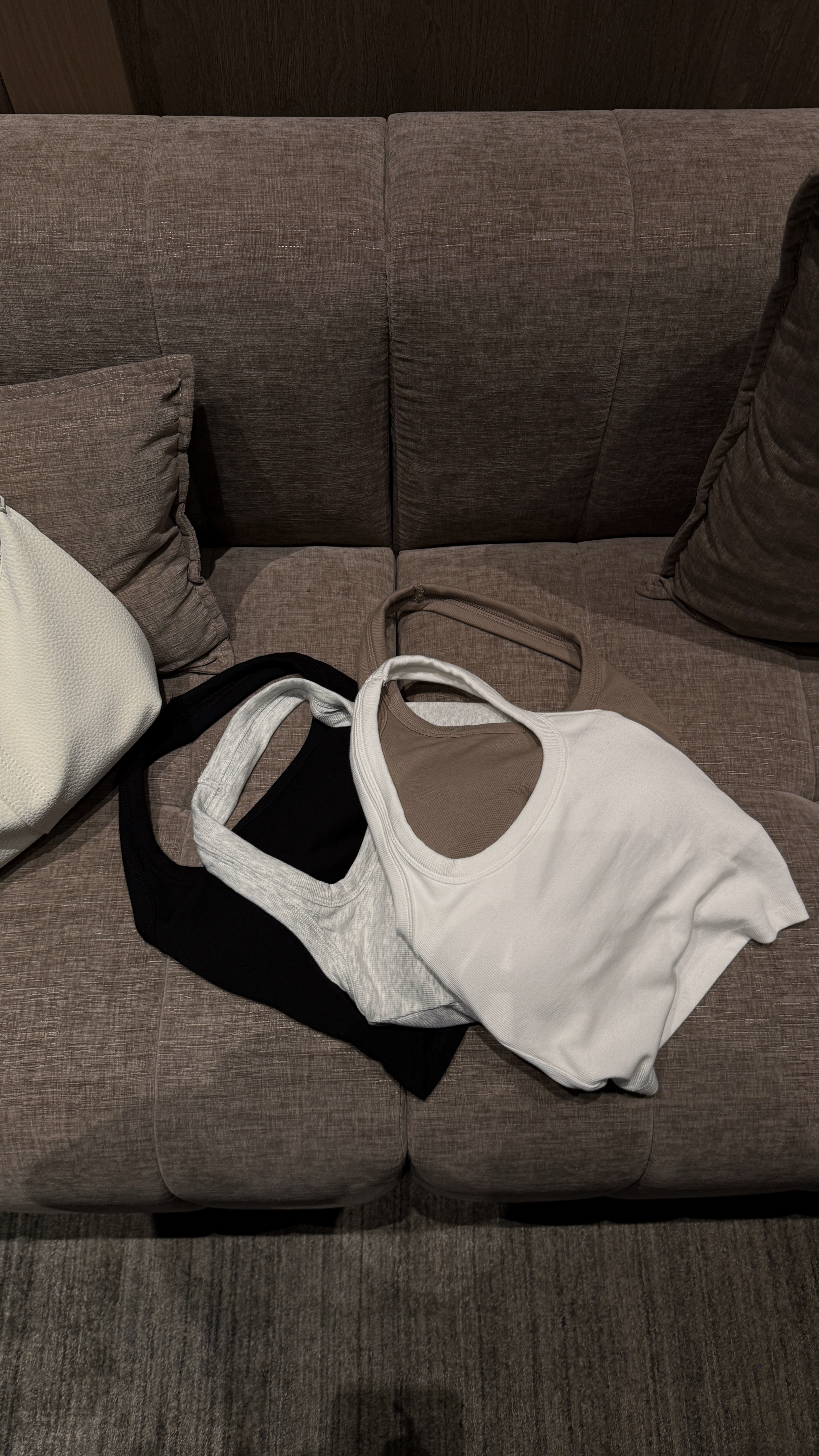夏季簡約方領掛脖露背bra top ( 4 colors )