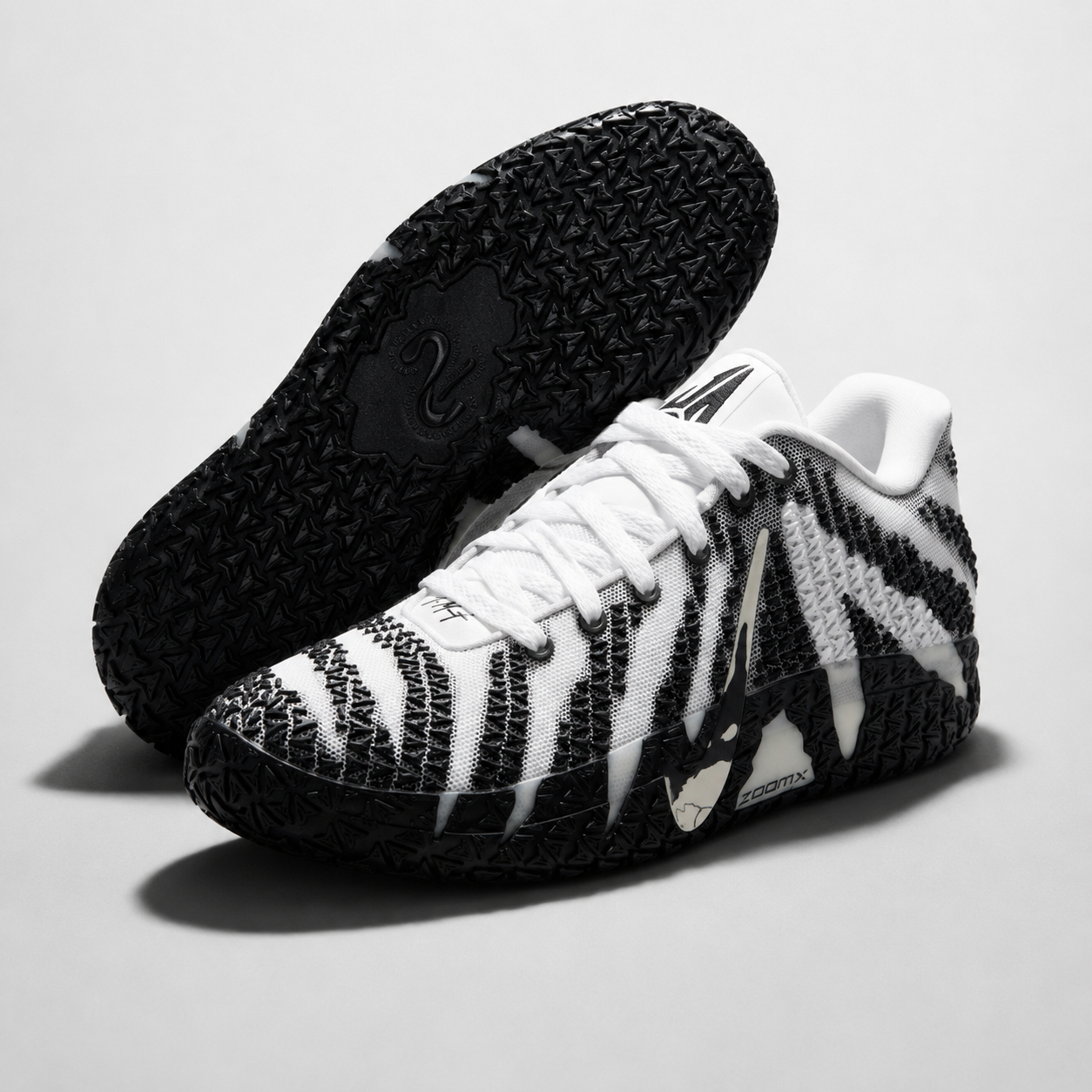 <國外限定>Nike Ja Morant 3 白黑 斑馬 熊貓 鋸齒 黑白銀 籃球鞋 休閒鞋 IV4426101