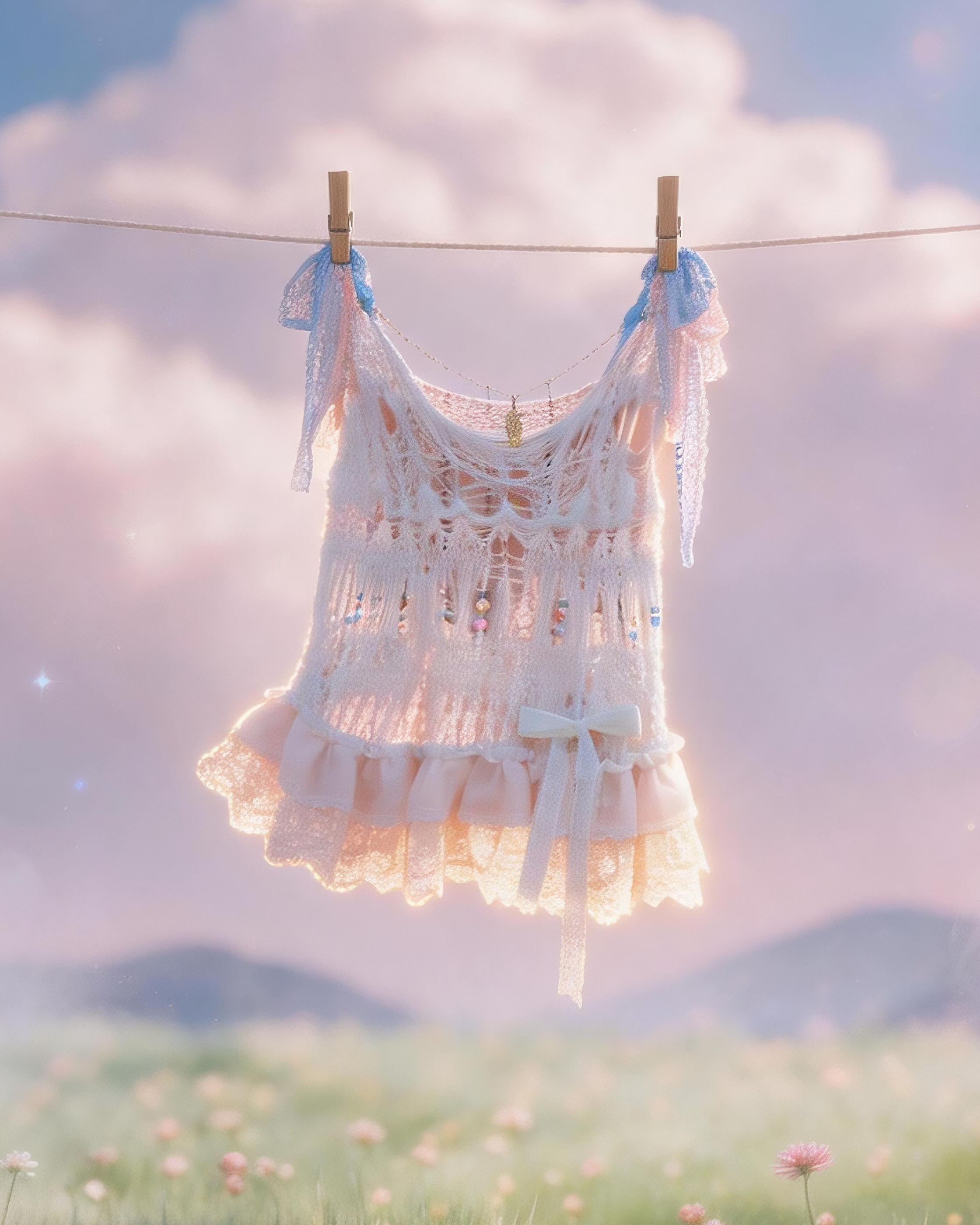 Twilight Dream Hand Knit Vest