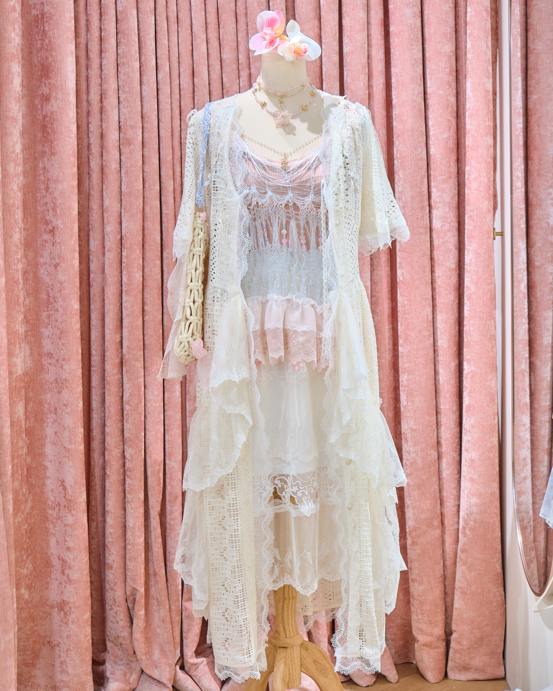 Joyful Dream Crochet Long Cardigan