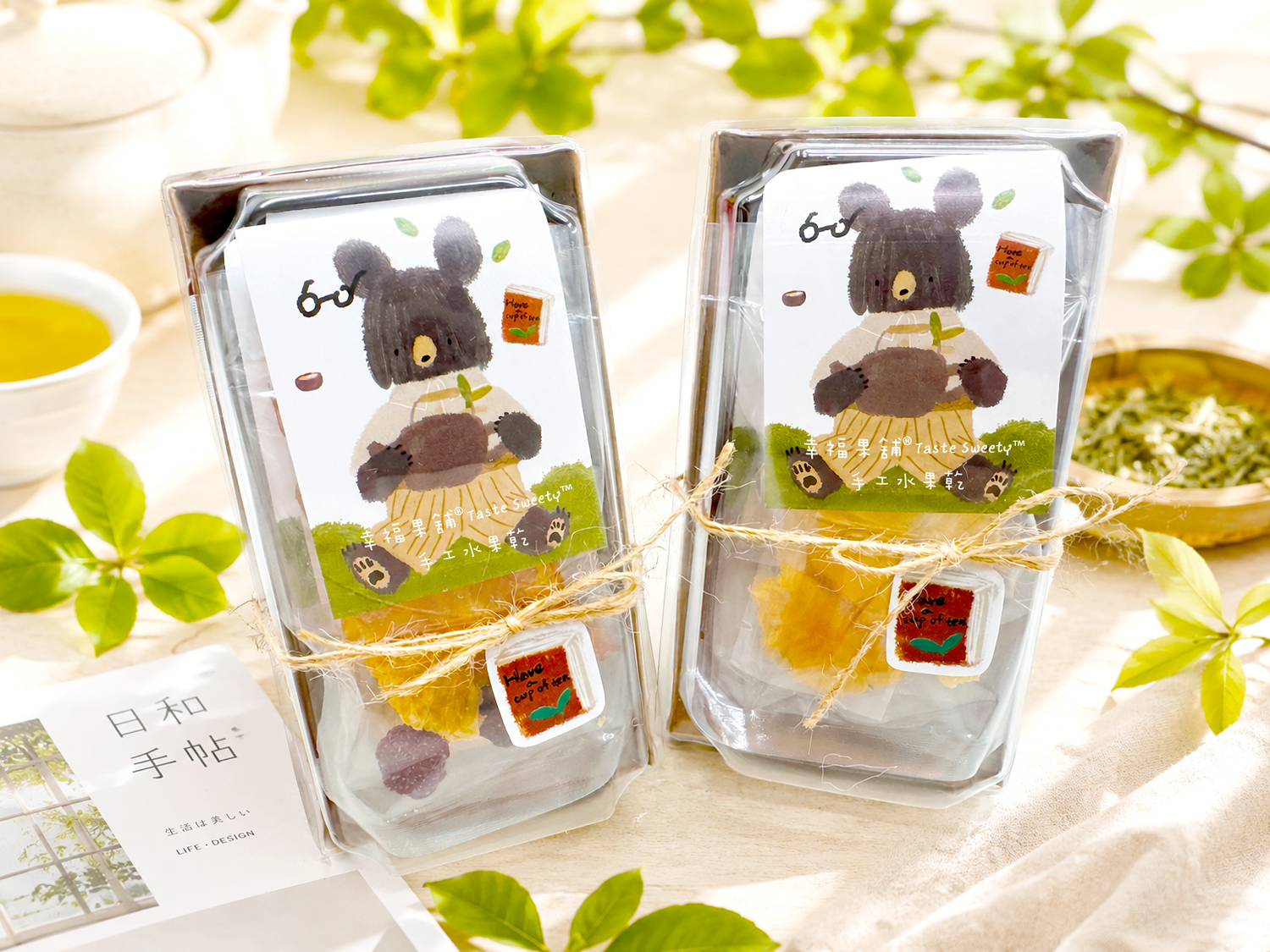 茶香熊水果乾冷泡飲果乾水沖泡包攜帶盒(3入/5入)
