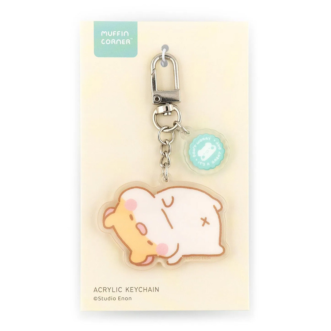 MUFFIN CORNER  POSITIVE ENERGY KEYCHAIN (MUFFINMARU