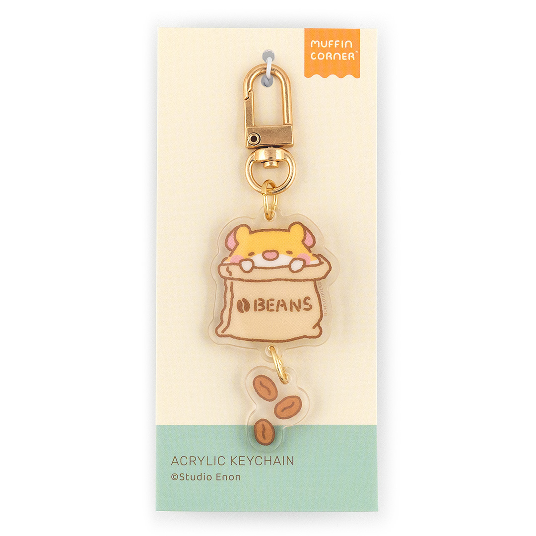 MUFFIN CORNER  COFFEE SHOP KEYCHAIN (MUFFINMARU & C