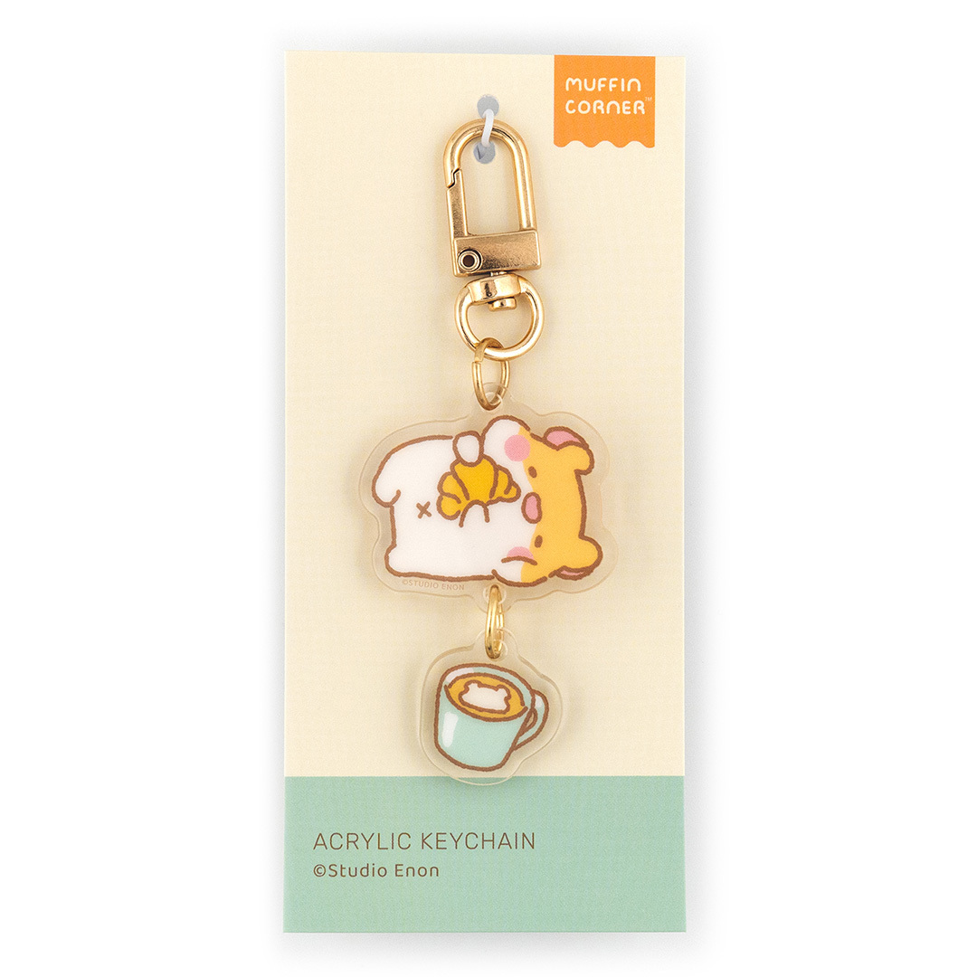 MUFFIN CORNER  COFFEE SHOP KEYCHAIN (MUFFINMARU)