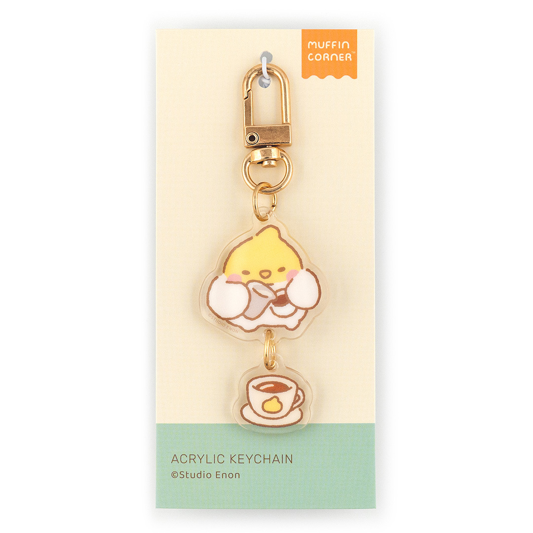 MUFFIN CORNER  COFFEE SHOP KEYCHAIN (DEVYEGG)